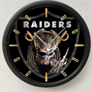 Raiders predator led wall clock